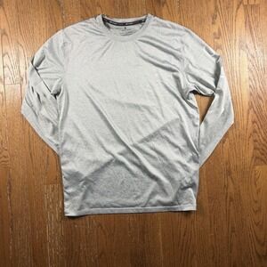 Spyder Rash Guard Shirt Mens Small Gray Long Sleeve UPF 50+ Surf Sun Swim